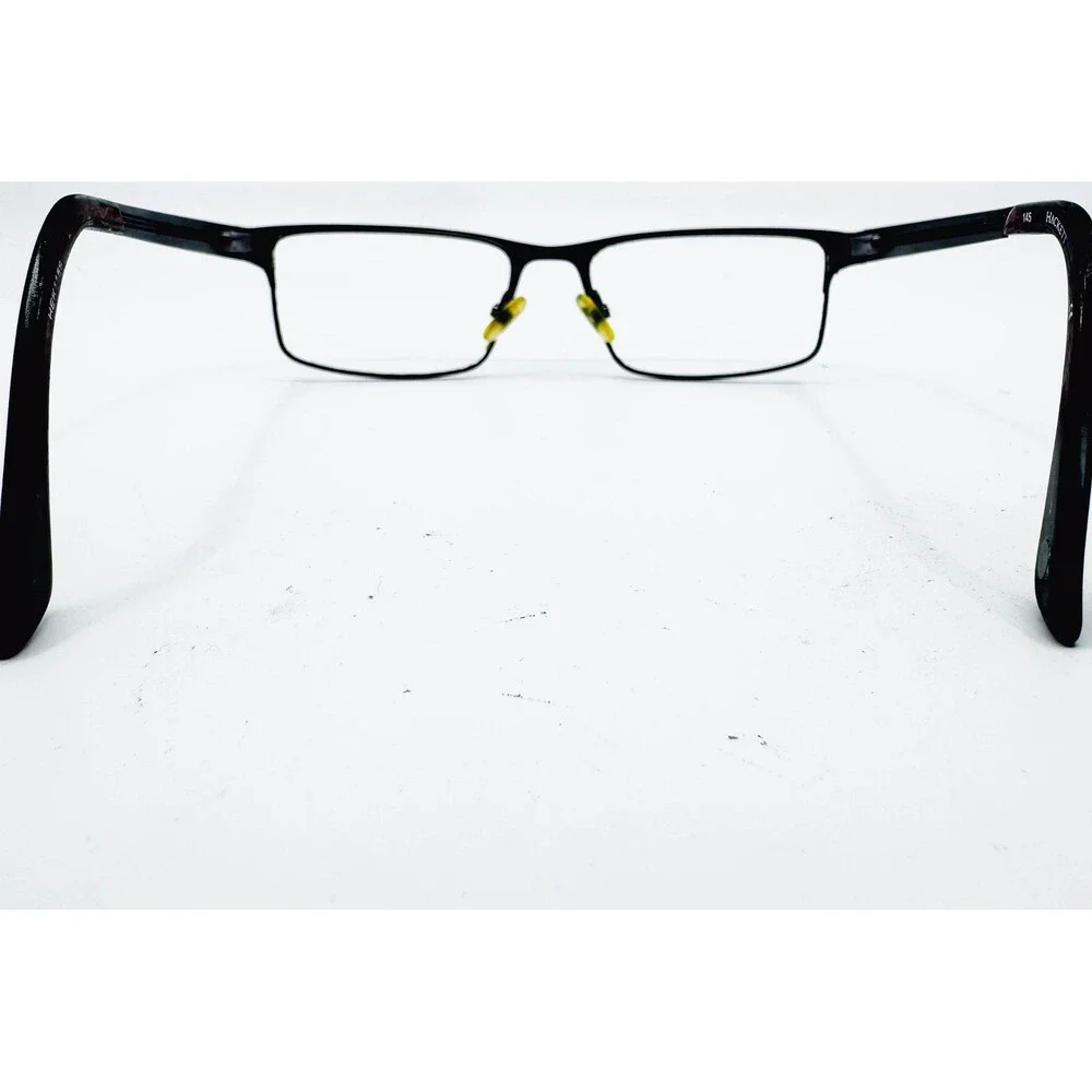 Hackett Eyeglasses Mens Black Rectangular Frame HEK1159 145
